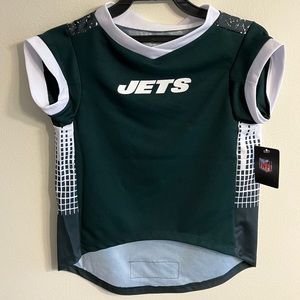 NY Jets dog team Jersey size L NWT